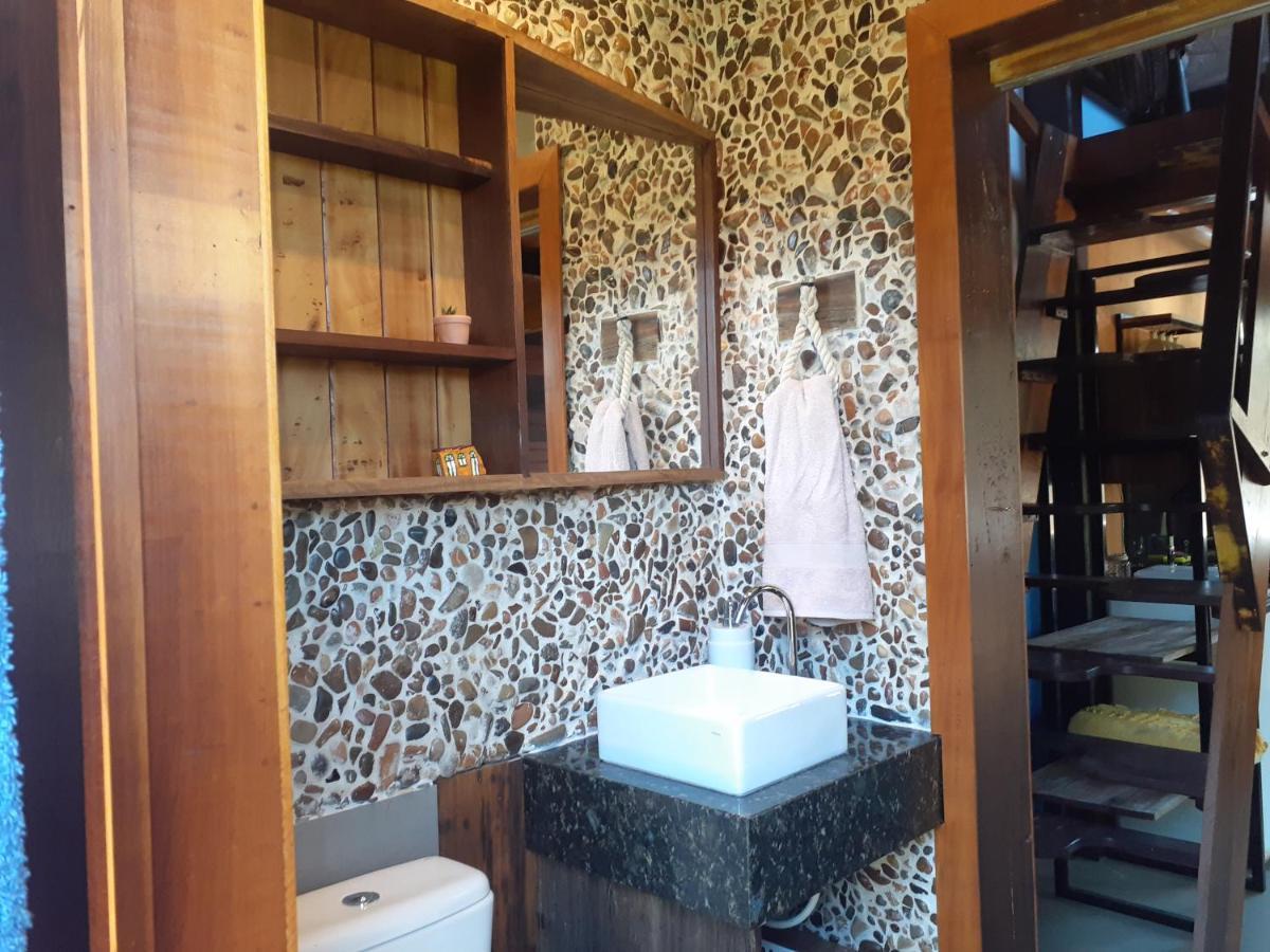 Jabuticasa Cabana De Madeira Na Praia 佩尼亚 外观 照片